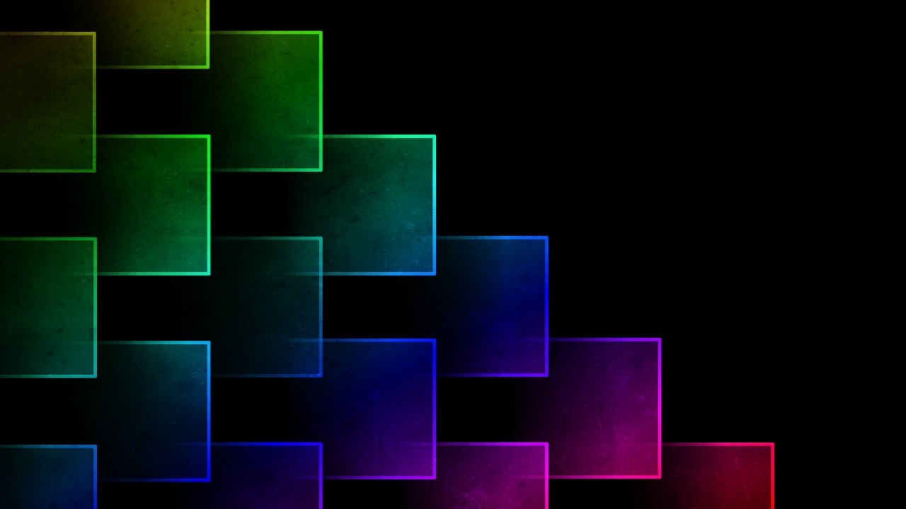 Colorful Cubes for 1280 x 720 HDTV 720p resolution