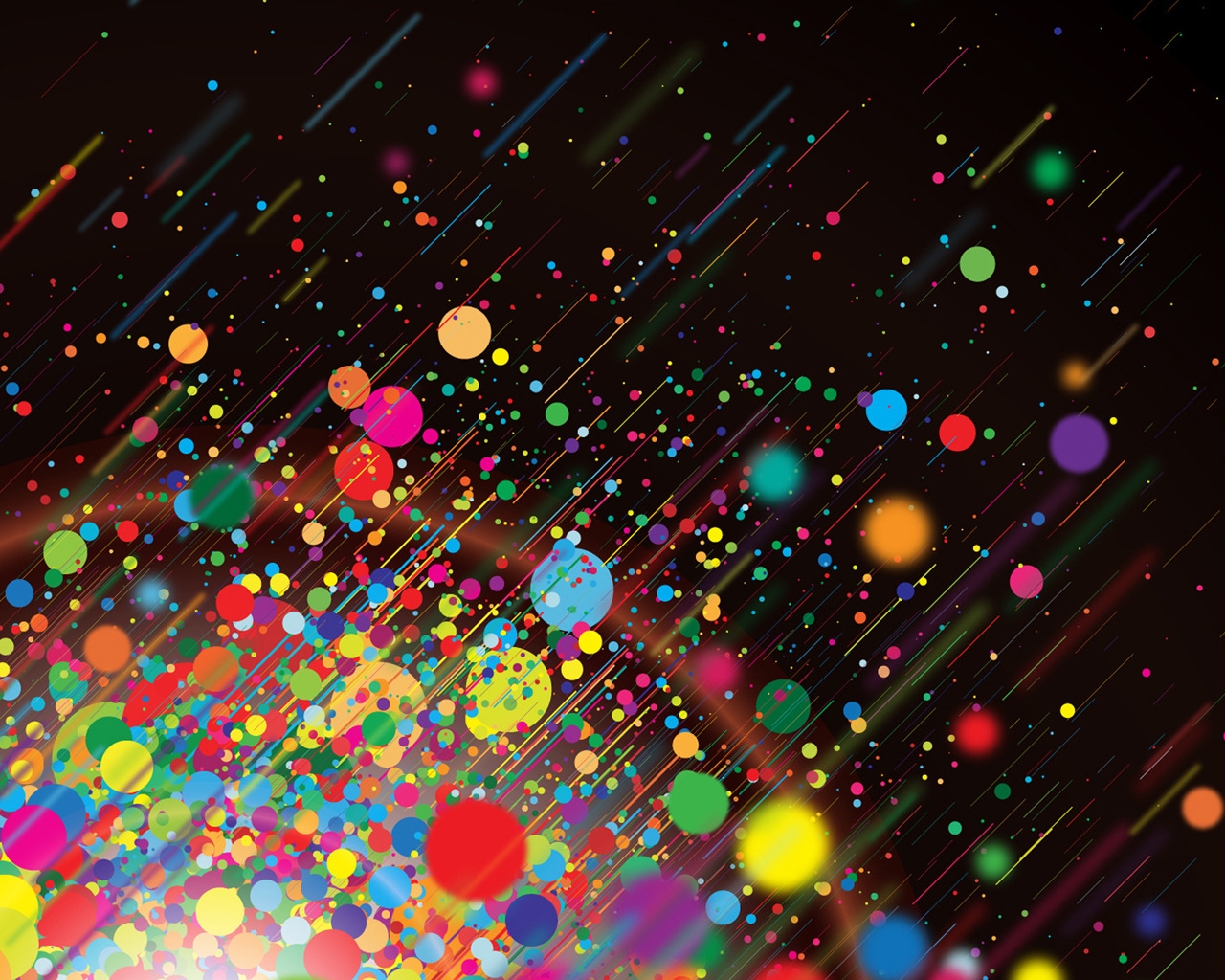 Colorful Dots for 1280 x 1024 resolution