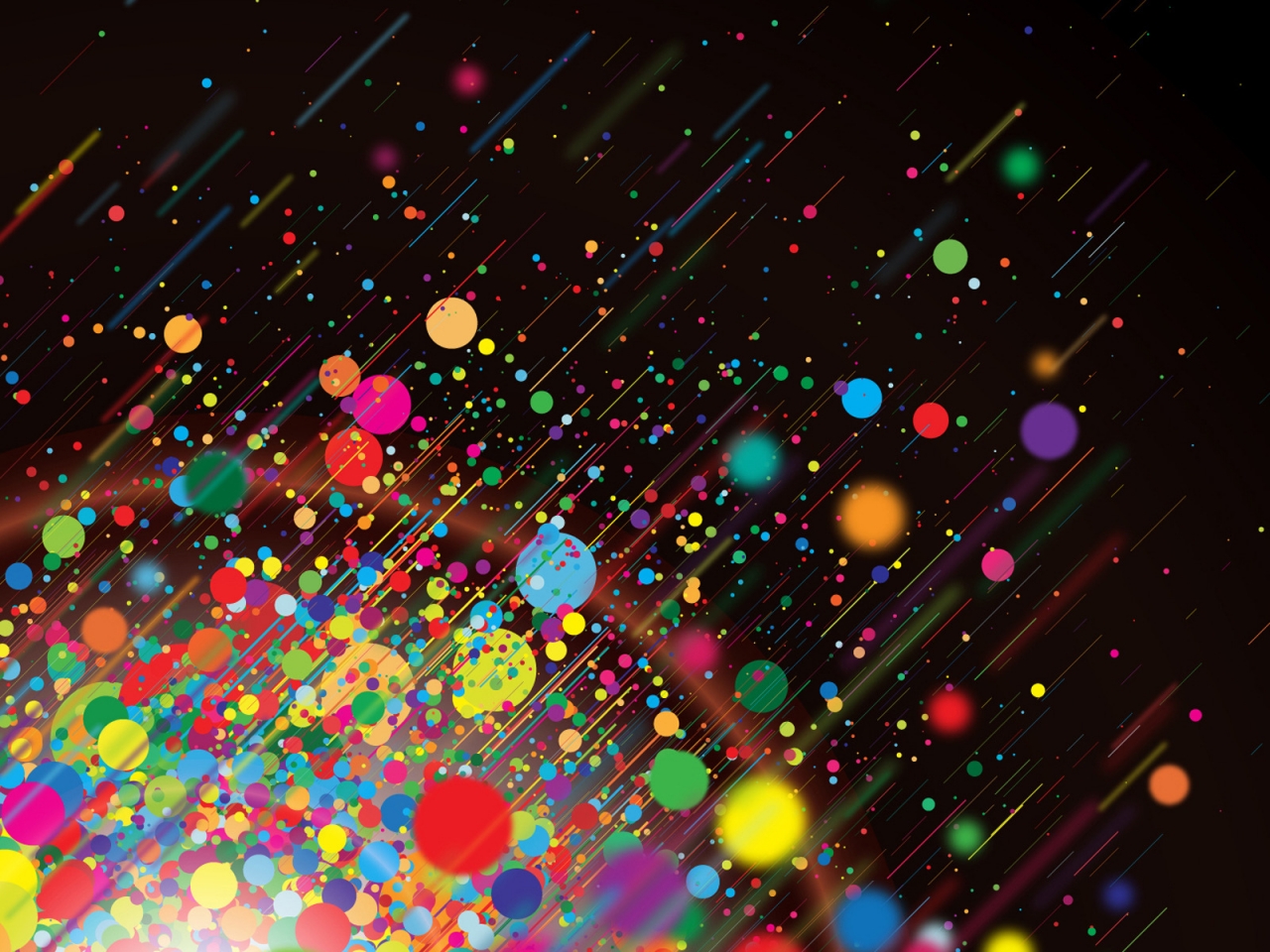 Colorful Dots for 1280 x 960 resolution