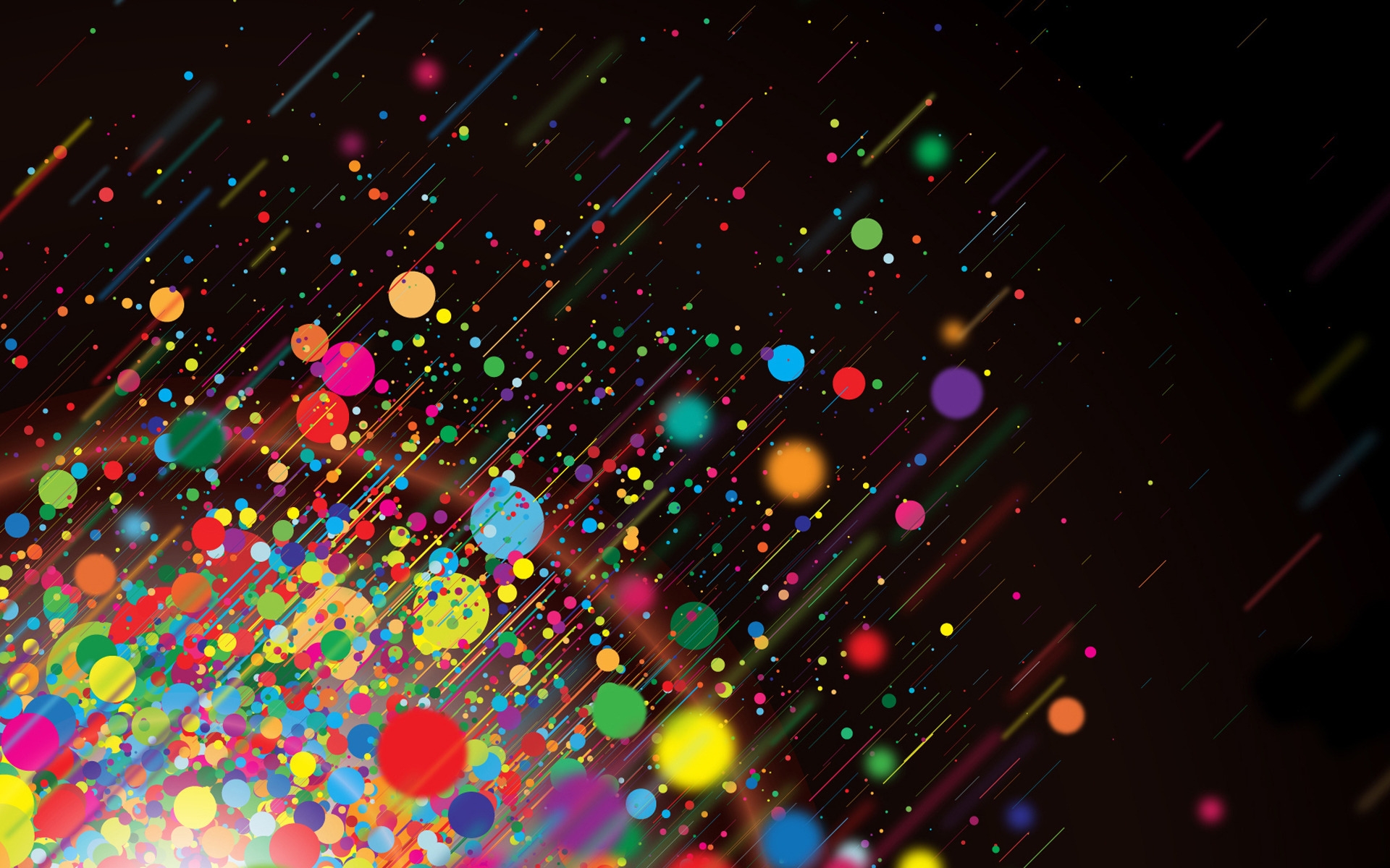 Colorful Dots for 1920 x 1200 widescreen resolution