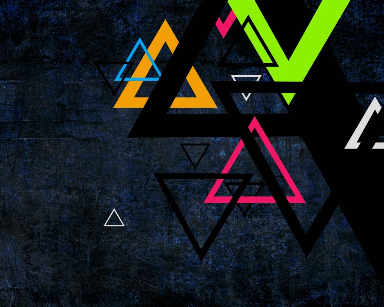 Colorful Triangles for 1280 x 1024 resolution