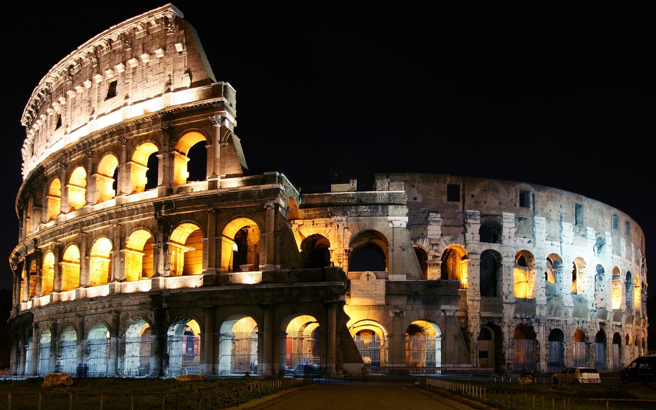 Colosseum Italy for 1280 x 800 widescreen resolution