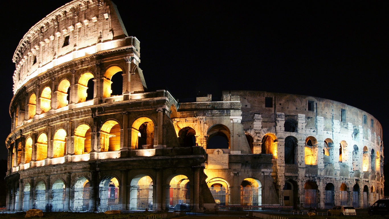 Colosseum Italy for 1366 x 768 HDTV resolution