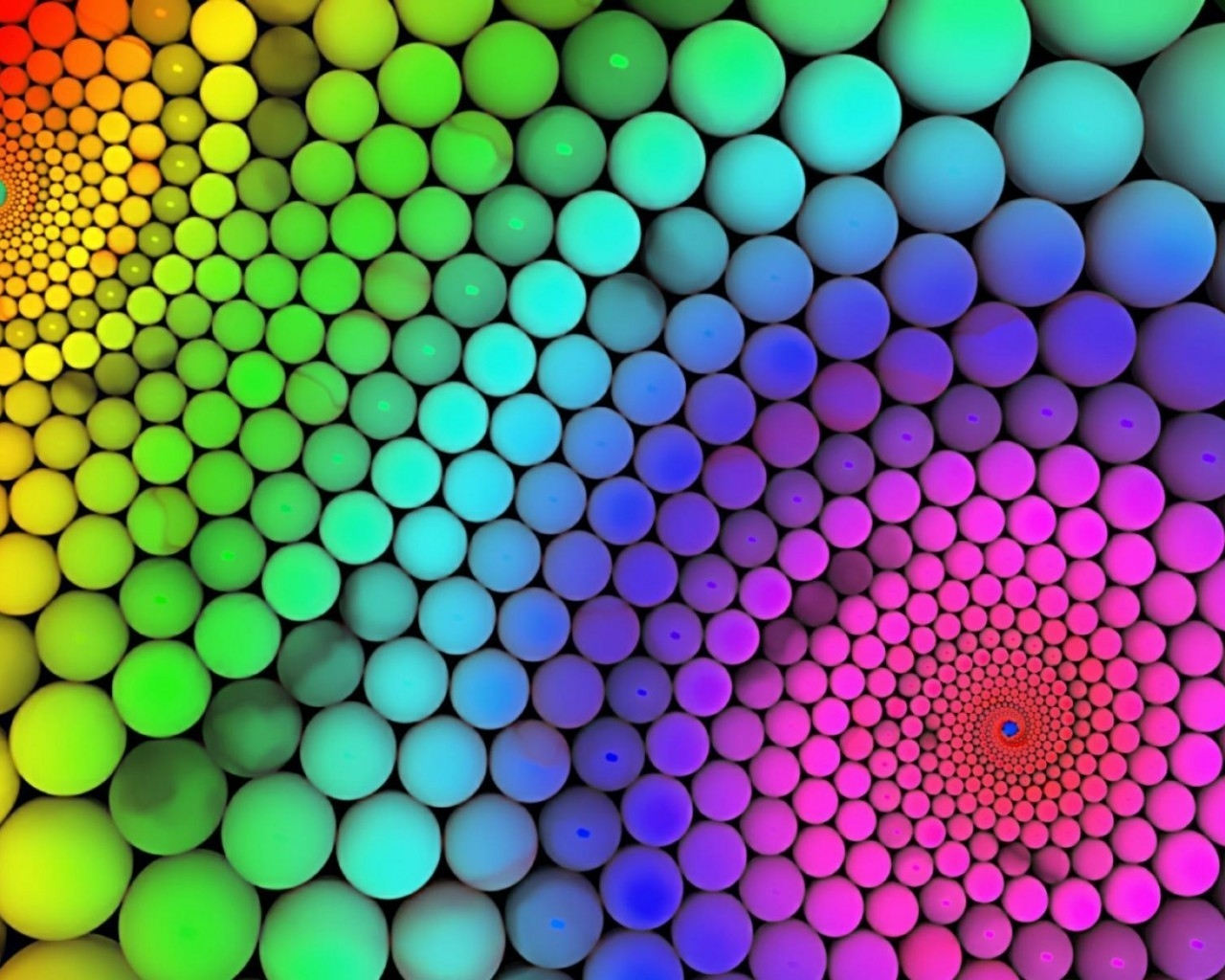 Colourful Balls for 1280 x 1024 resolution