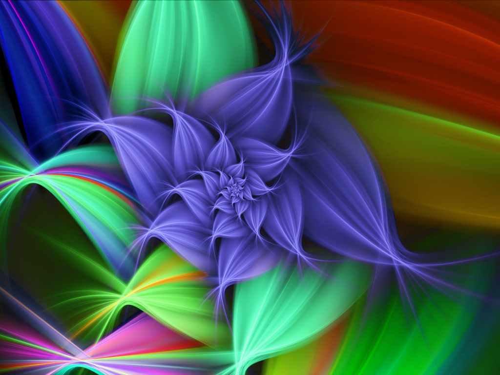 Colourful Flower for 1024 x 768 resolution