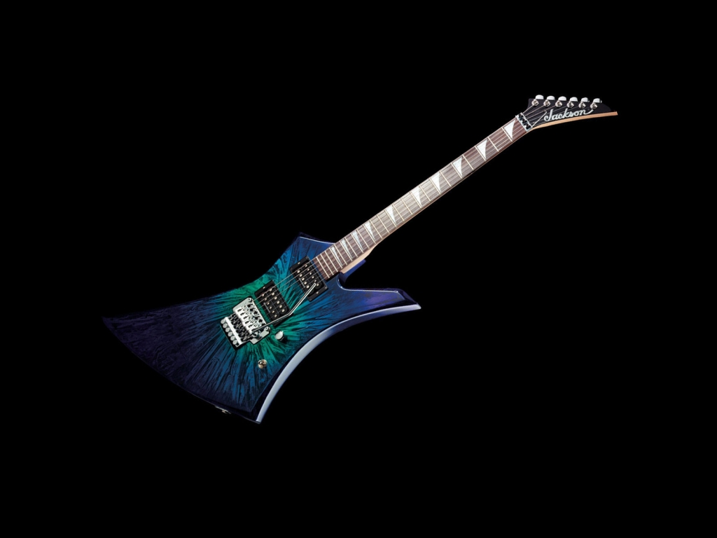 Colourful Guitar for 1024 x 768 resolution