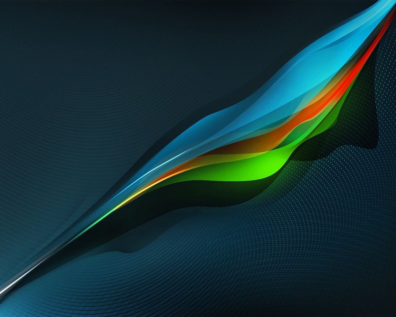Colourful Waves for 1280 x 1024 resolution