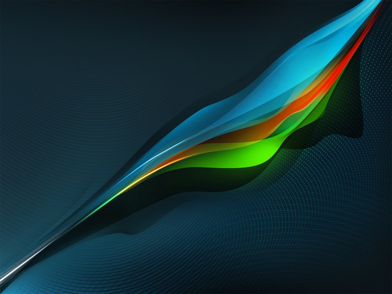 Colourful Waves for 1280 x 960 resolution