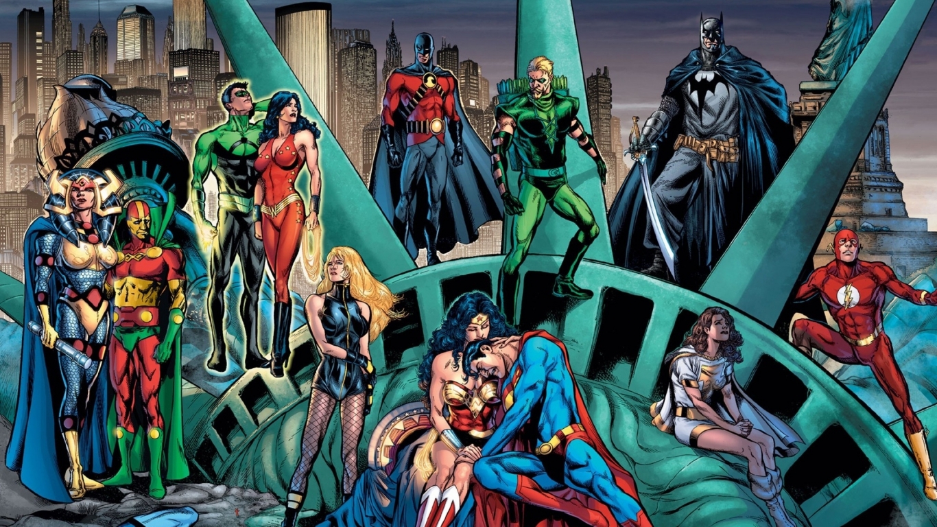Comics Characters for 1366 x 768 HDTV resolution