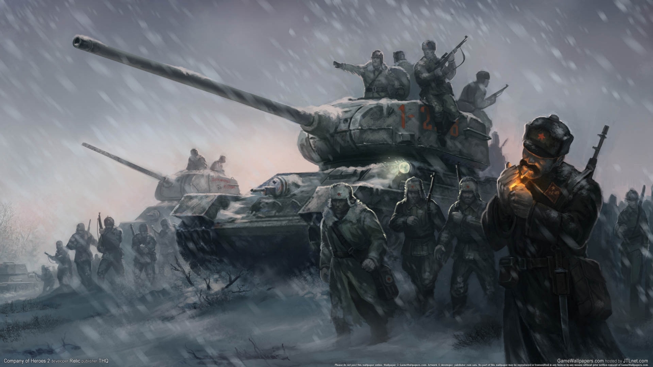 Company of Heroes 2 for 1280 x 720 HDTV 720p resolution