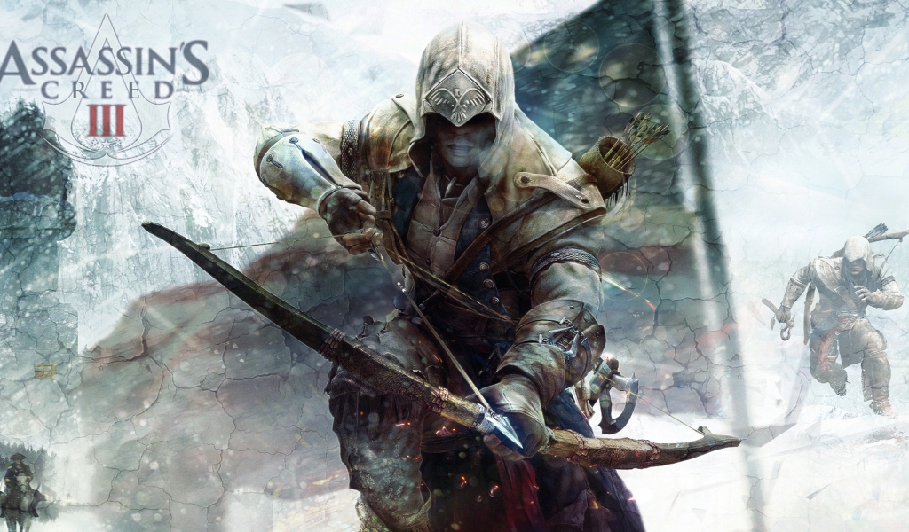 Connor Assassins Creed 3 for 1024 x 600 widescreen resolution