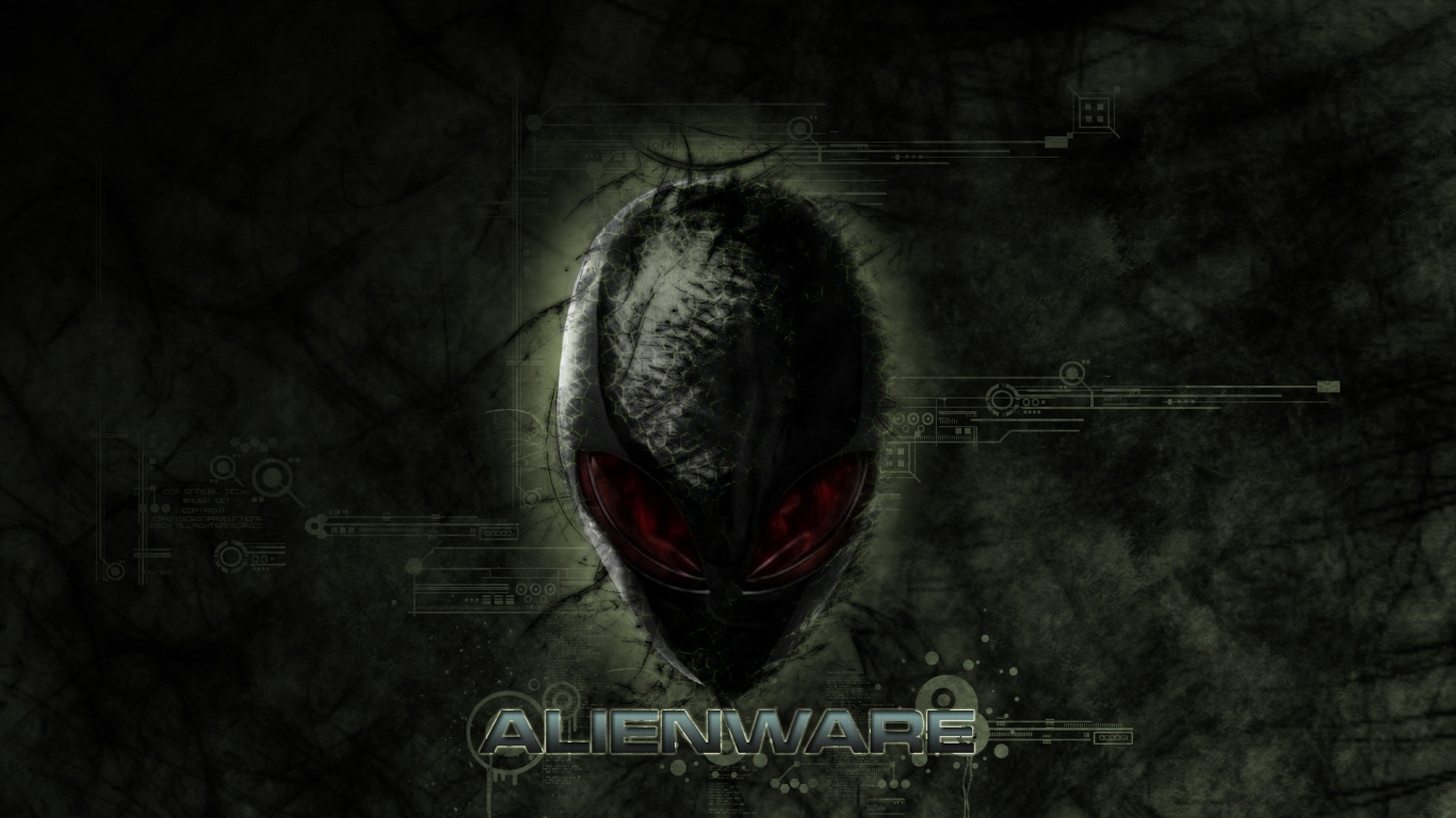 Cool Alienware for 1366 x 768 HDTV resolution
