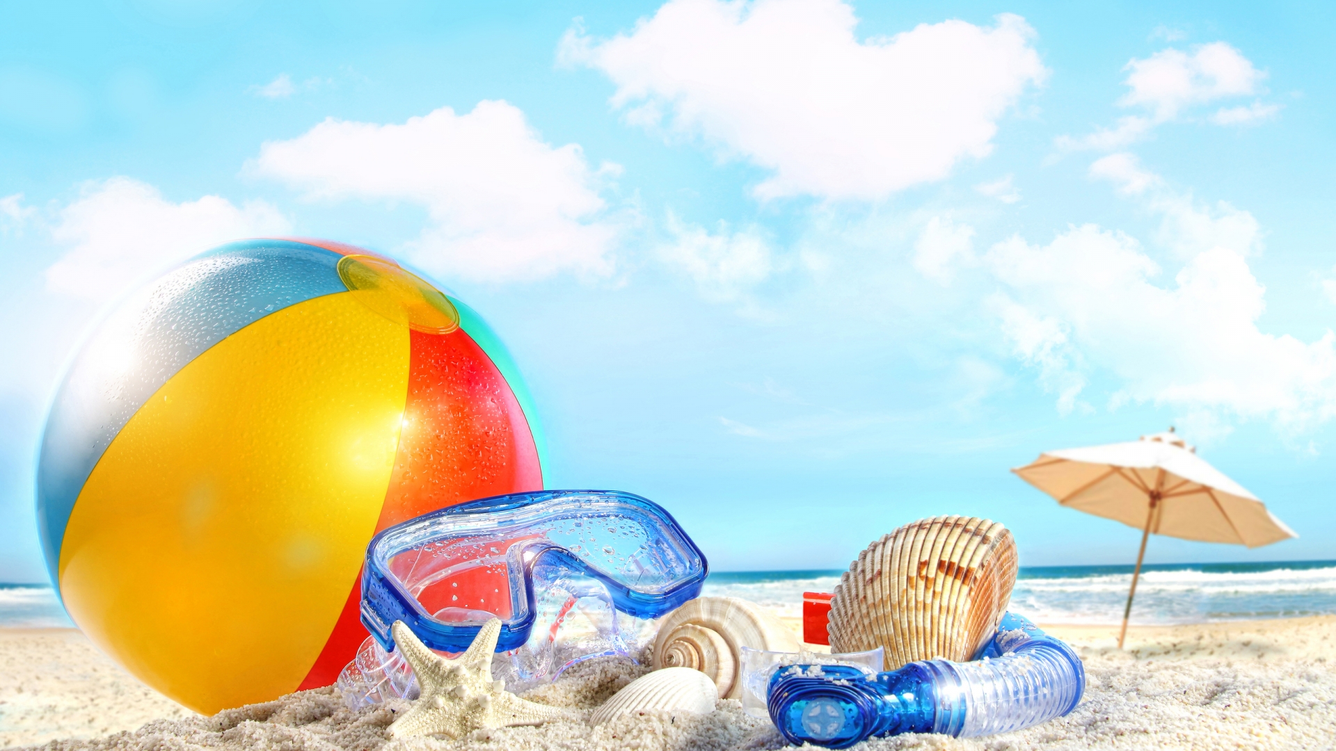 Cool Beach Accessories for 1920 x 1080 HDTV 1080p resolution