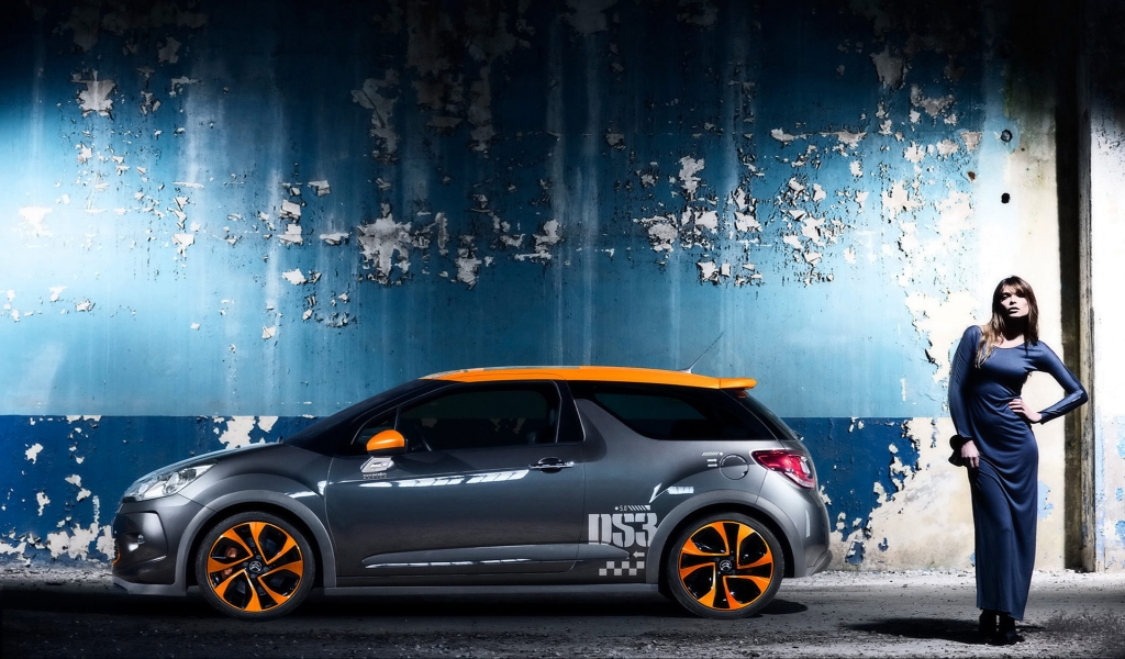 Cool Citroen DS3 Side Angle for 1024 x 600 widescreen resolution