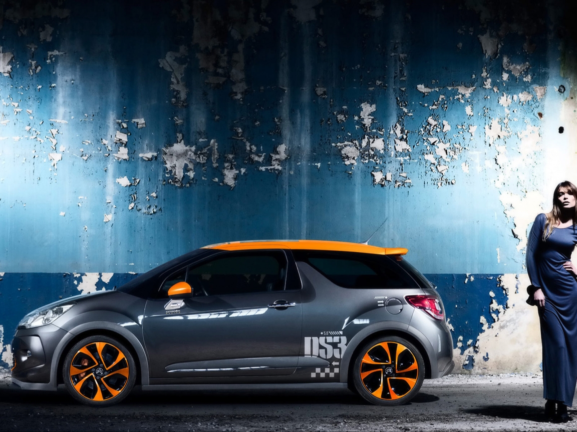 Cool Citroen DS3 Side Angle for 1152 x 864 resolution