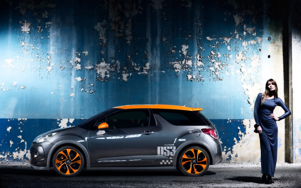 Cool Citroen DS3 Side Angle for 1280 x 800 widescreen resolution
