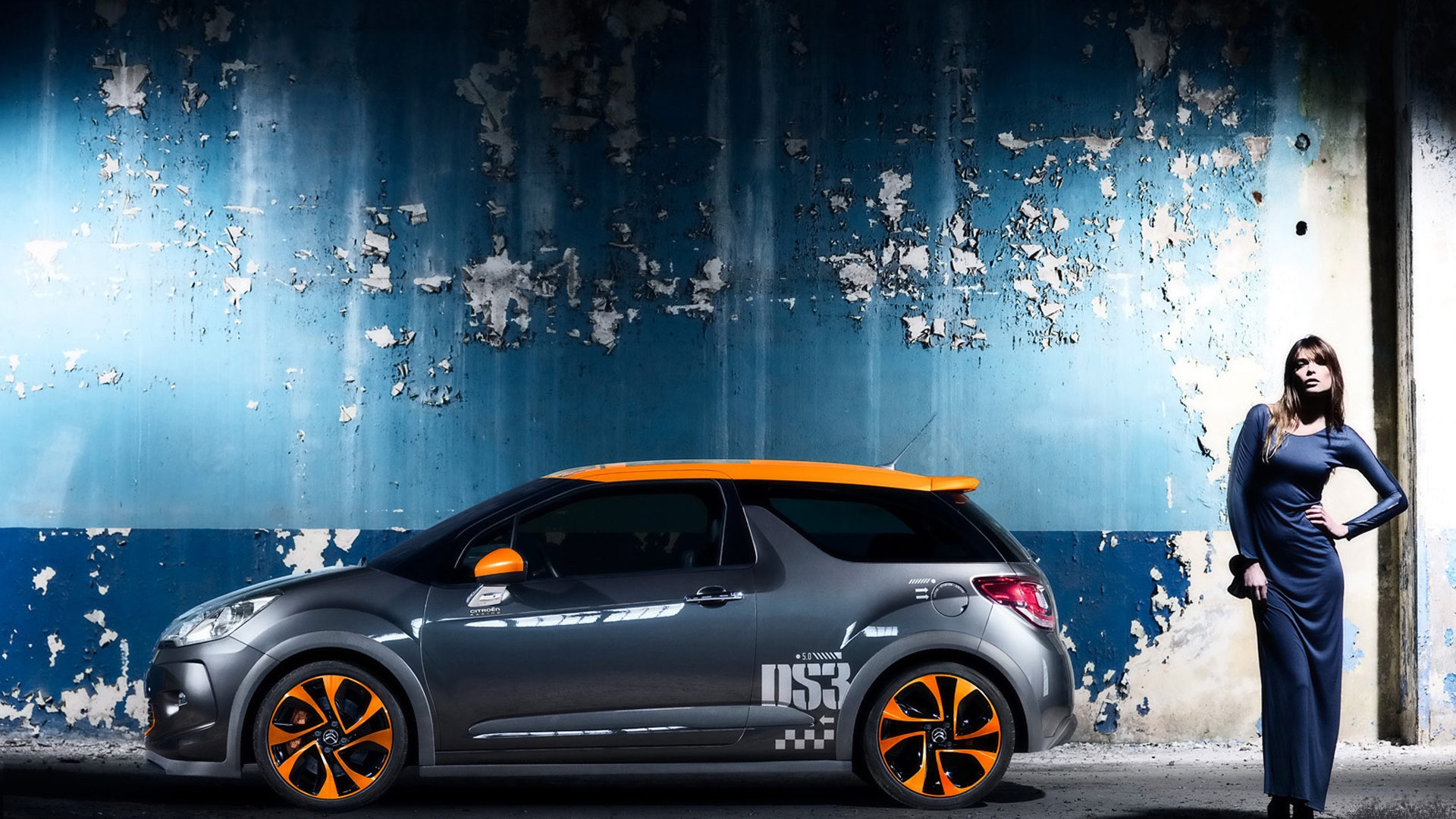Cool Citroen DS3 Side Angle for 1920 x 1080 HDTV 1080p resolution