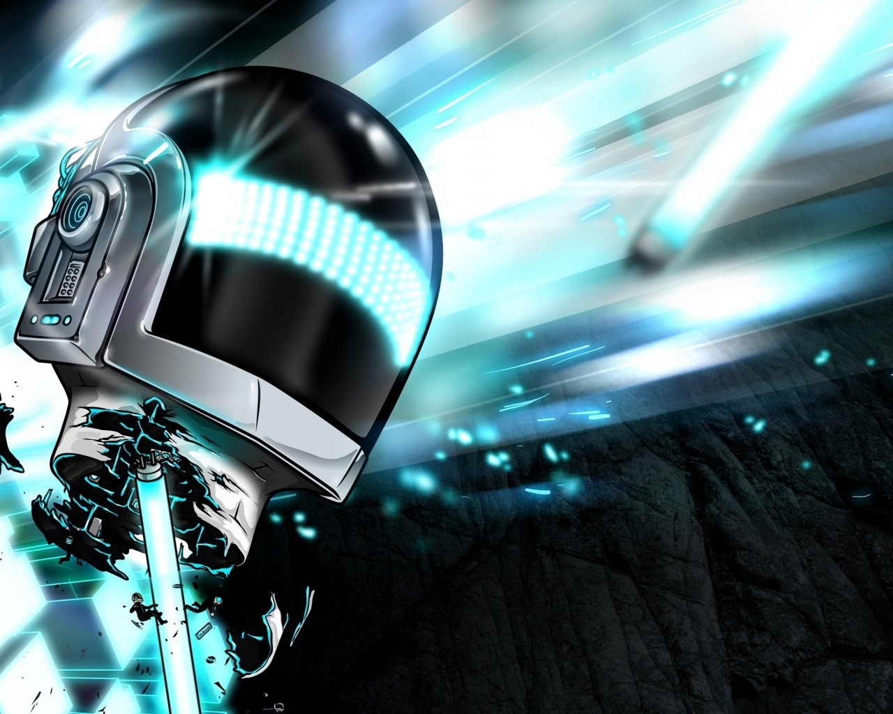 Cool Daft Punk for 1280 x 1024 resolution