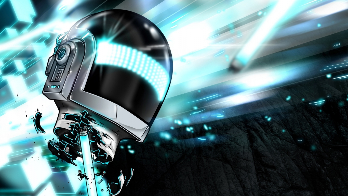 Cool Daft Punk for 1366 x 768 HDTV resolution
