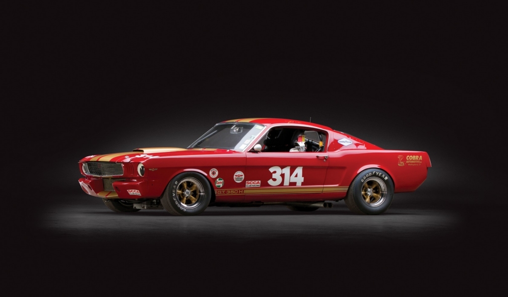 Cool Ford Mustang Shelby GT350h for 1024 x 600 widescreen resolution