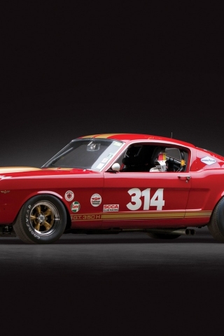Cool Ford Mustang Shelby GT350h for 320 x 480 iPhone resolution