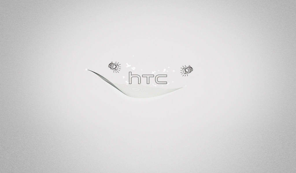 Cool HTC Logo for 1024 x 600 widescreen resolution