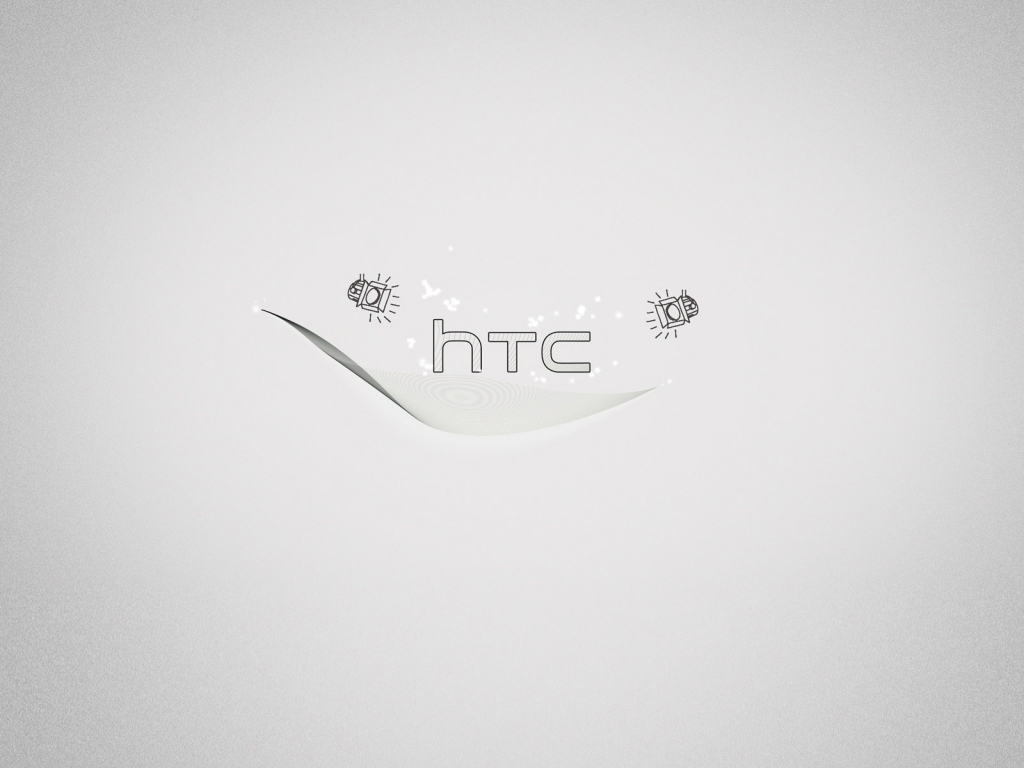 Cool HTC Logo for 1024 x 768 resolution