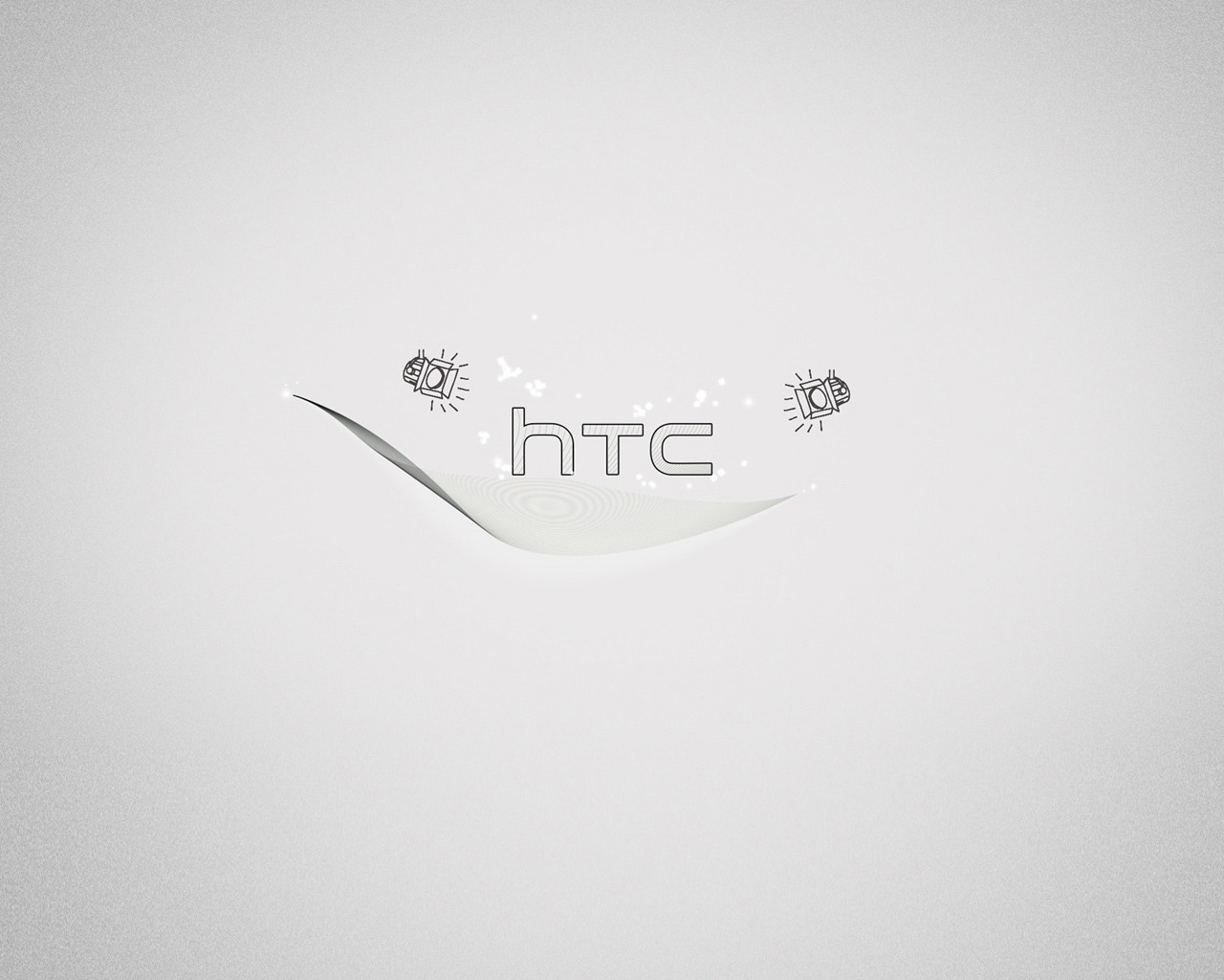 Cool HTC Logo for 1280 x 1024 resolution
