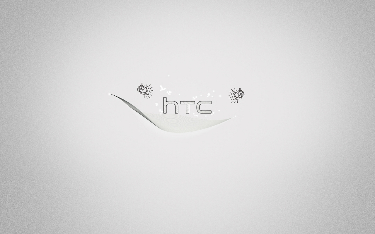 Cool HTC Logo for 1280 x 800 widescreen resolution