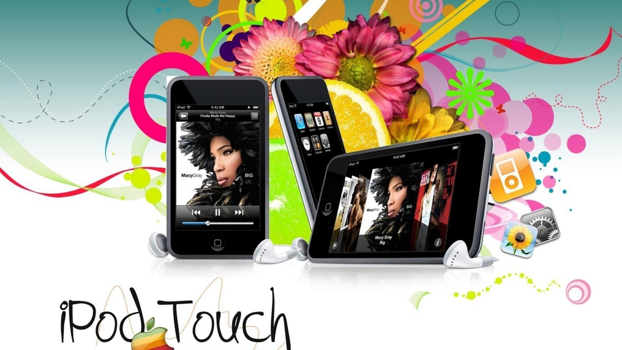 Cool iPod Touch for 1280 x 720 HDTV 720p resolution
