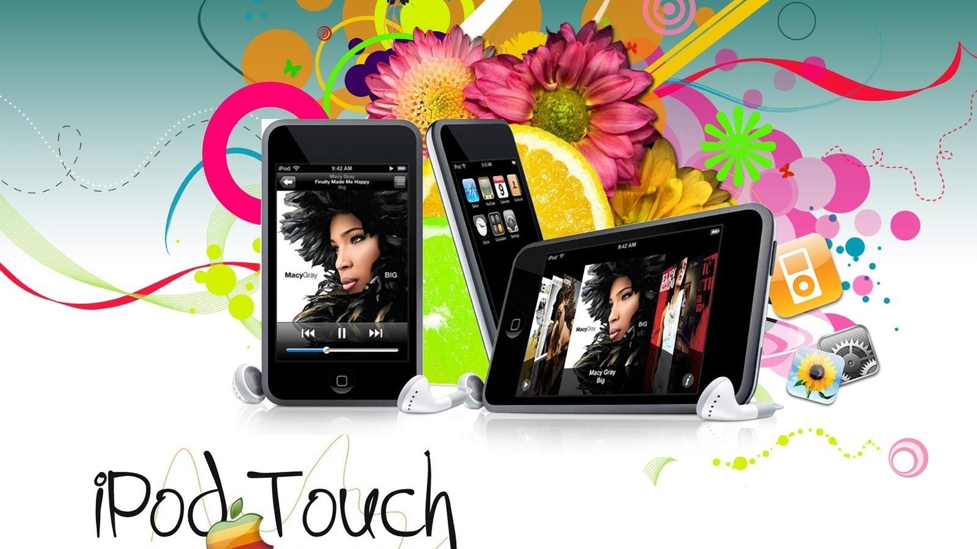 Cool iPod Touch for 1920 x 1080 HDTV 1080p resolution