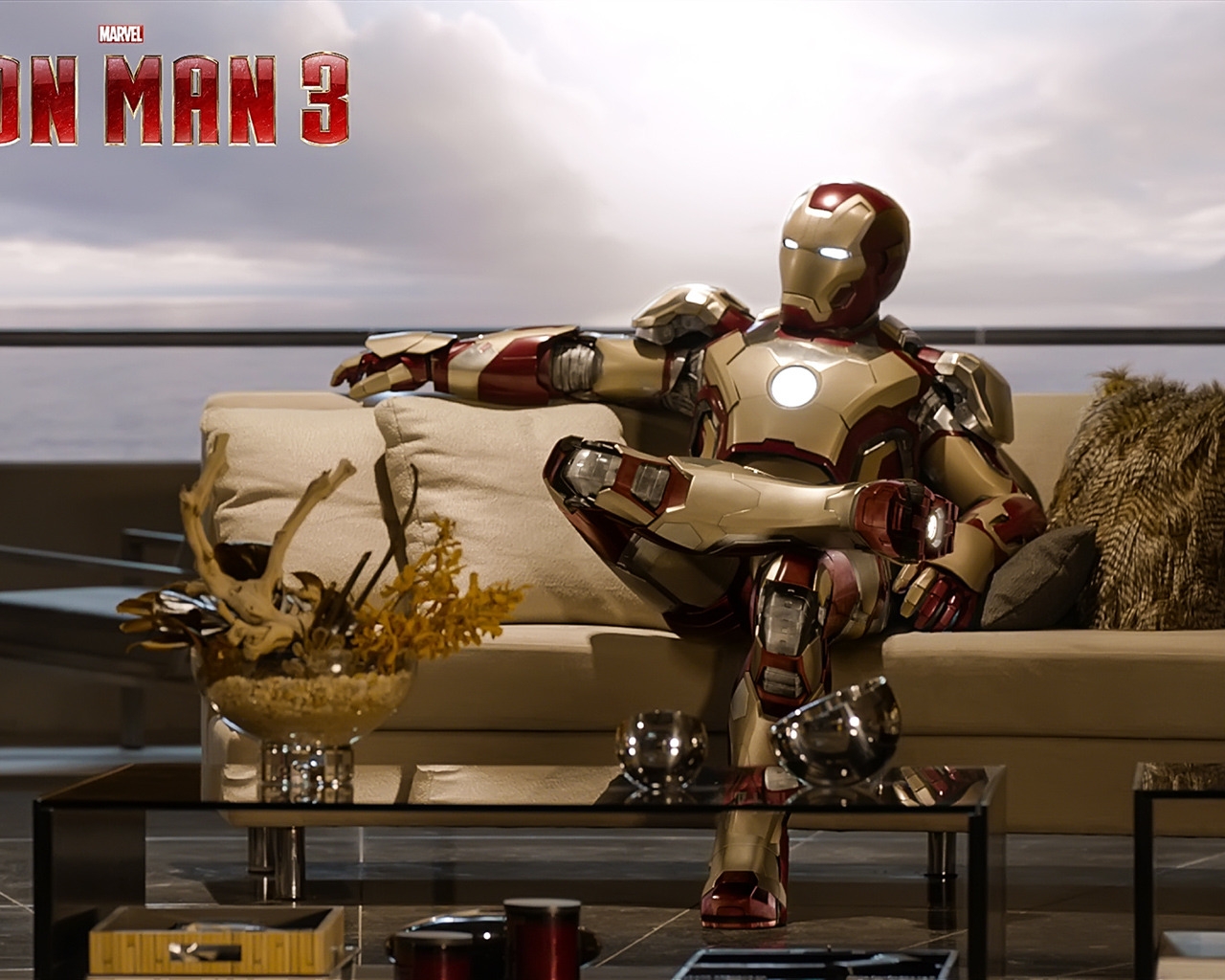 Cool Iron Man 3 for 1280 x 1024 resolution
