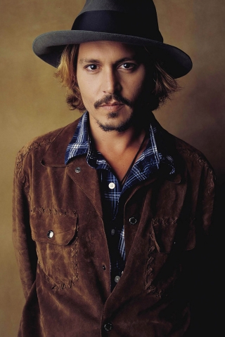 Cool Johnny Depp for 320 x 480 iPhone resolution