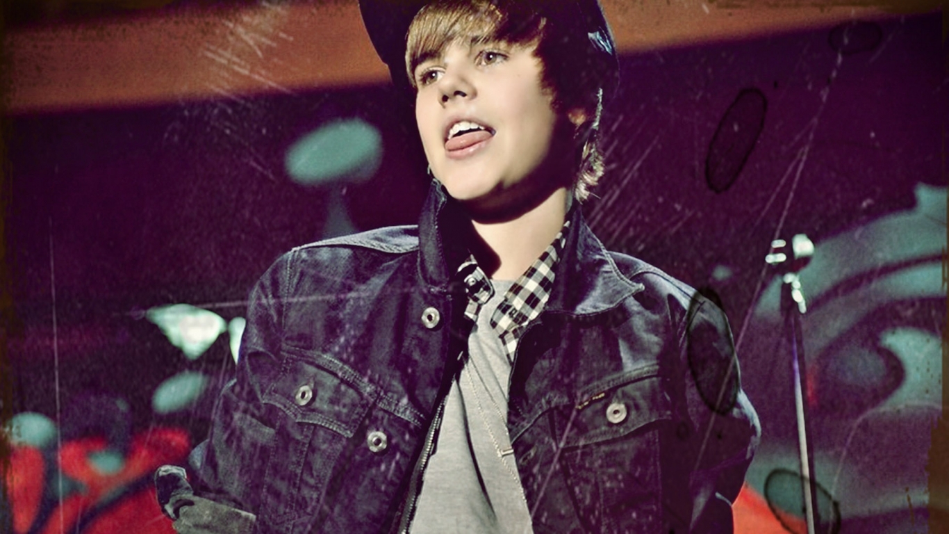 Cool Justin Bieber for 1366 x 768 HDTV resolution