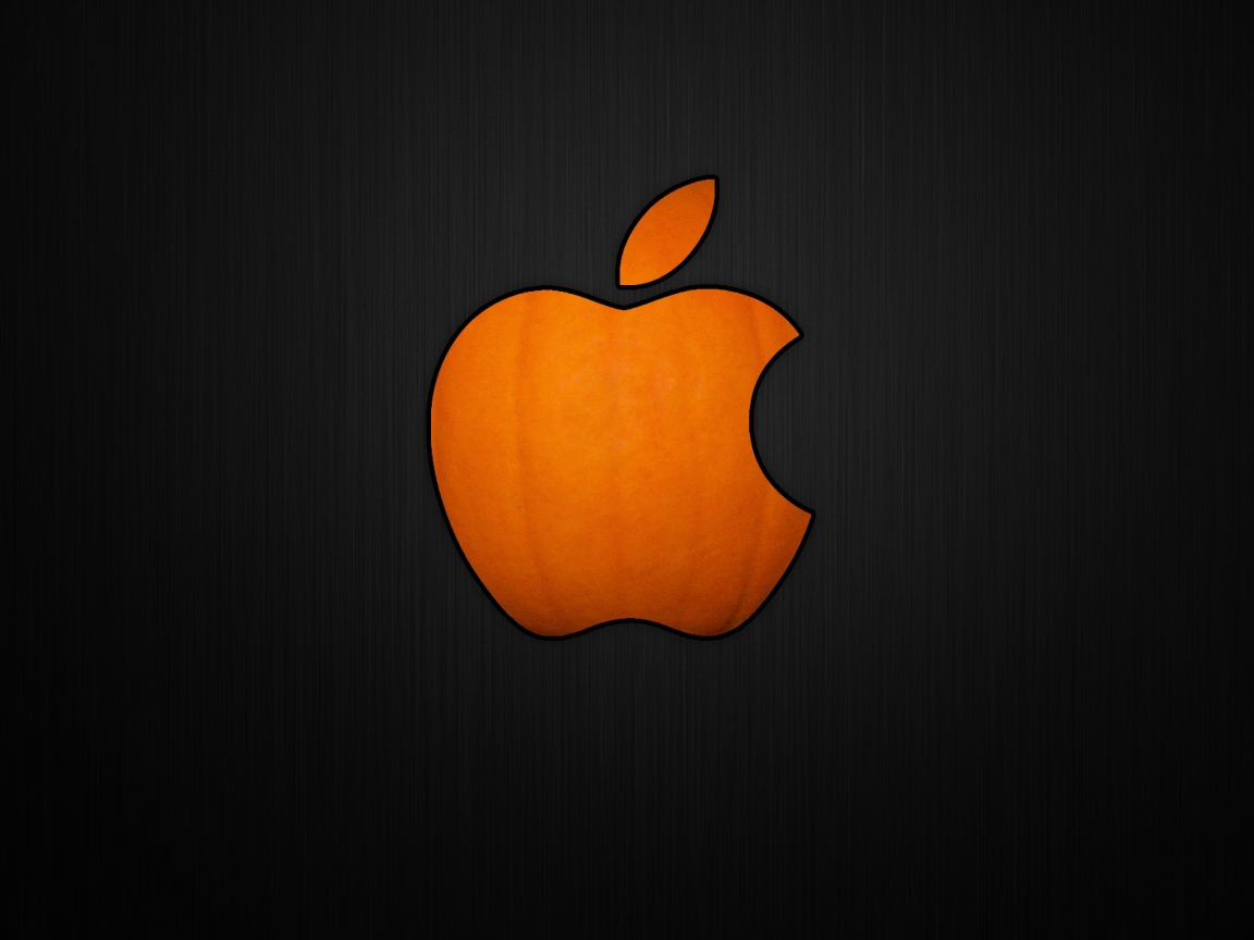 Cool Pumpkin Apple for 1152 x 864 resolution