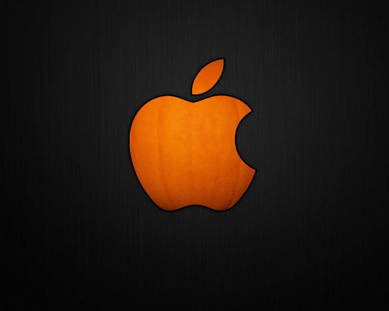 Cool Pumpkin Apple for 1280 x 1024 resolution
