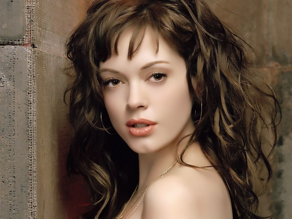 Cool Rose Mcgowan Actress for 1024 x 768 resolution