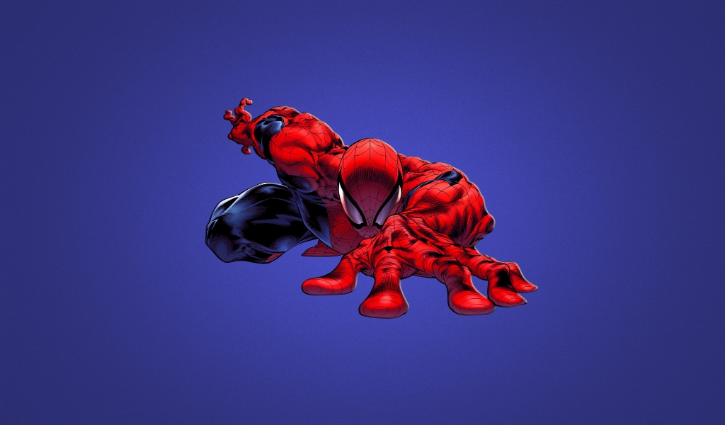 Cool Spiderman for 1024 x 600 widescreen resolution