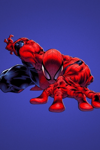 Cool Spiderman for 320 x 480 iPhone resolution