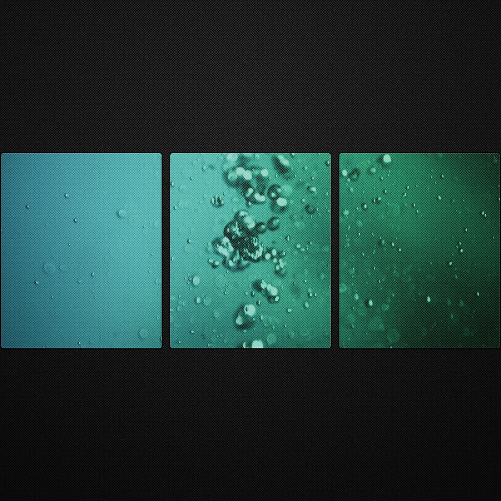 Cool Water Bubbles for 1024 x 1024 iPad resolution