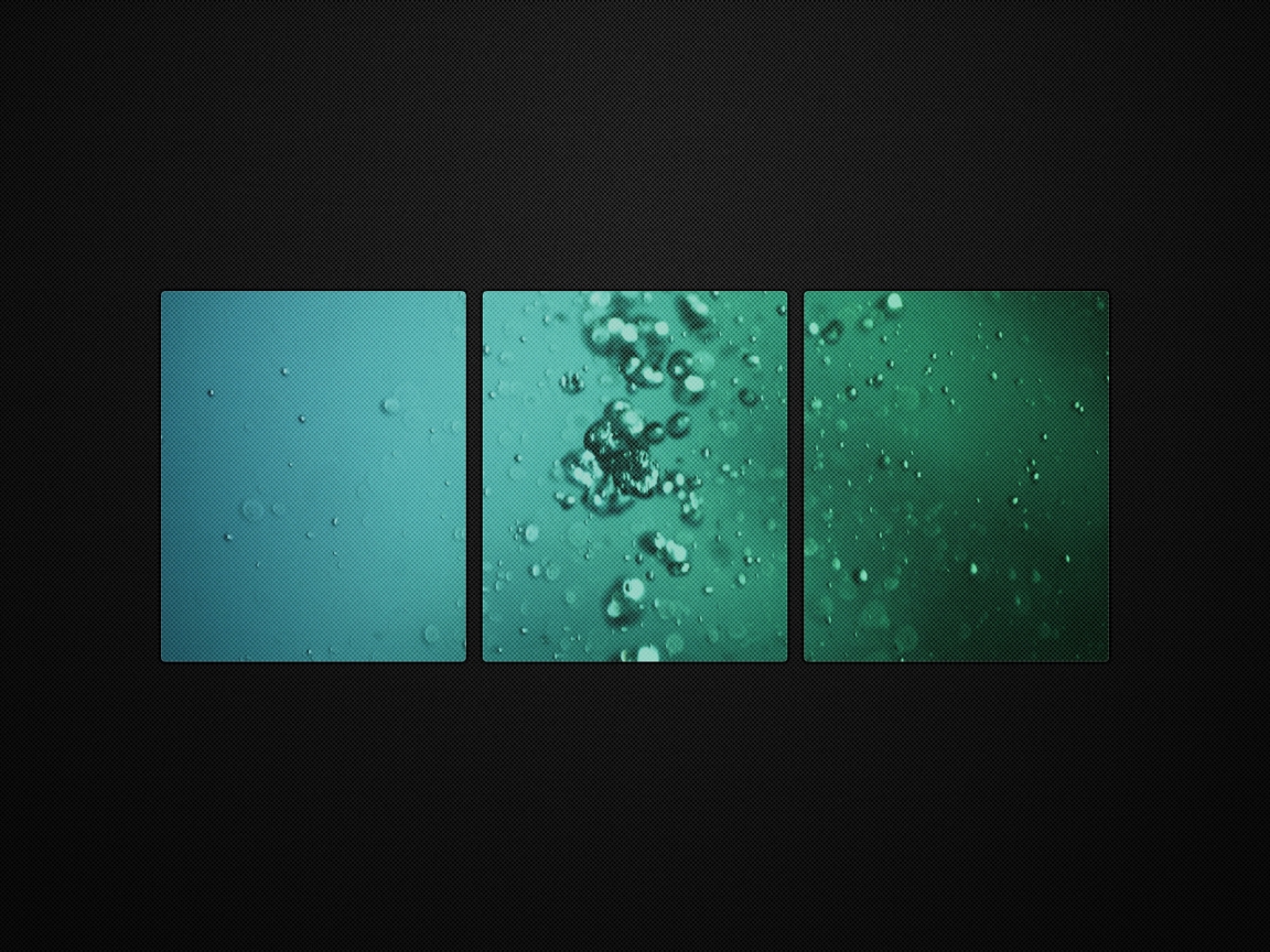 Cool Water Bubbles for 1152 x 864 resolution