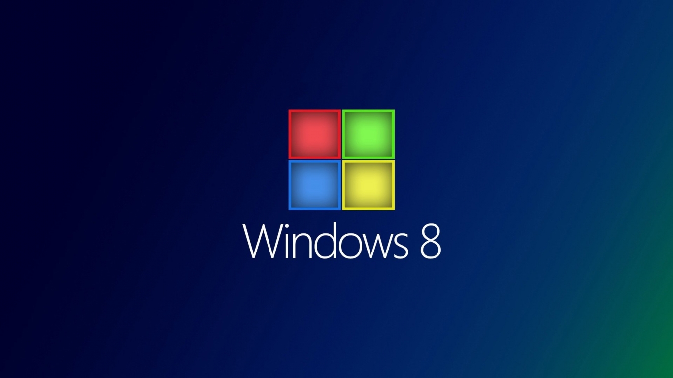 Cool Windows 8 Logo for 1366 x 768 HDTV resolution