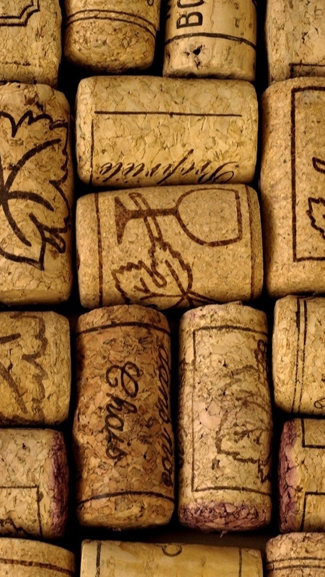Corks for 640 x 1136 iPhone 5 resolution