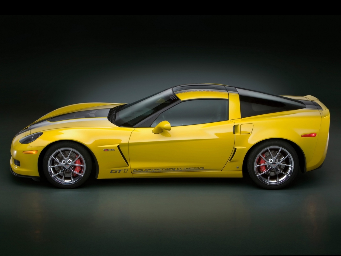 Corvette GT1 Championship Edition Side 2009 for 1152 x 864 resolution