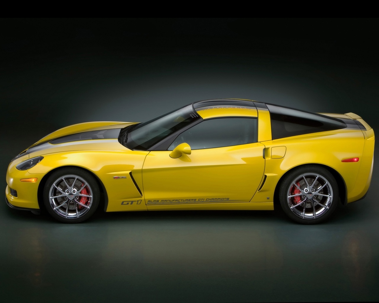 Corvette GT1 Championship Edition Side 2009 for 1280 x 1024 resolution