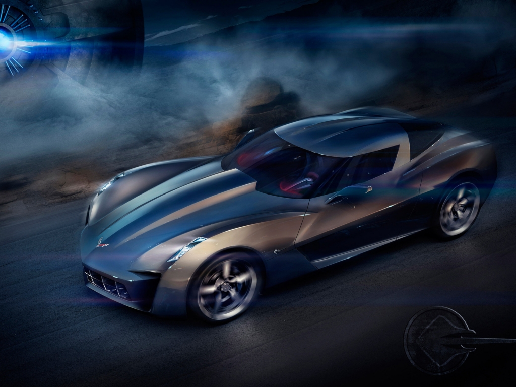 Corvette Stingray for 1024 x 768 resolution