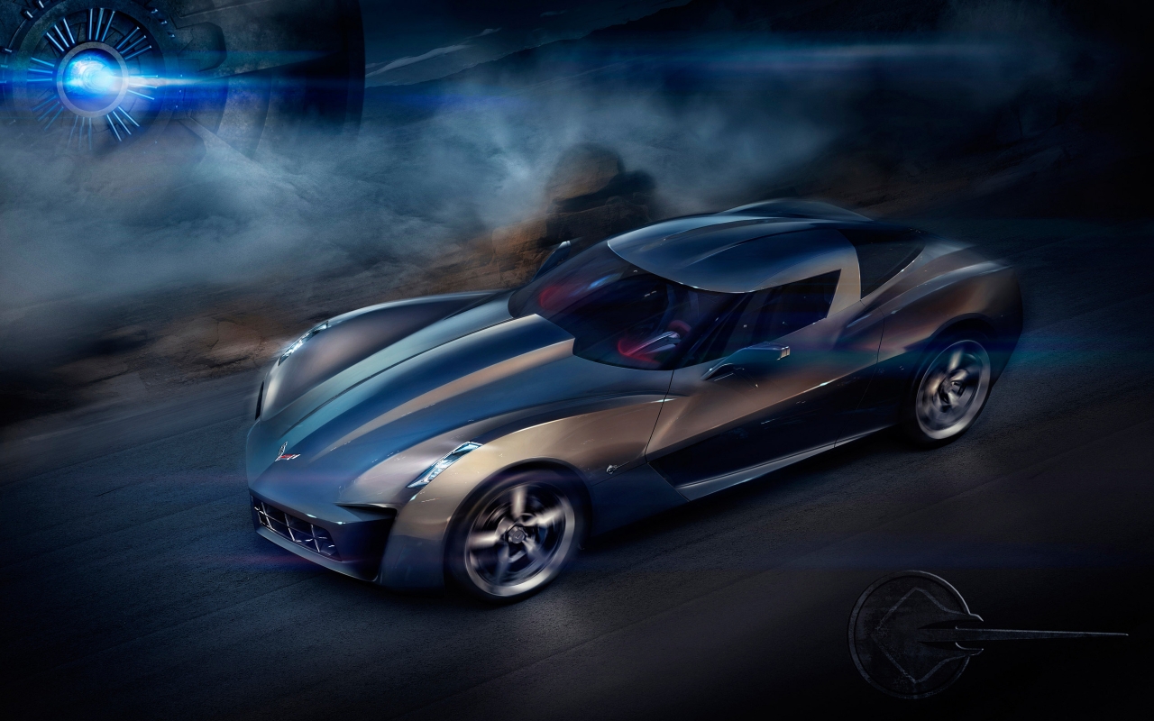 Corvette Stingray for 1280 x 800 widescreen resolution