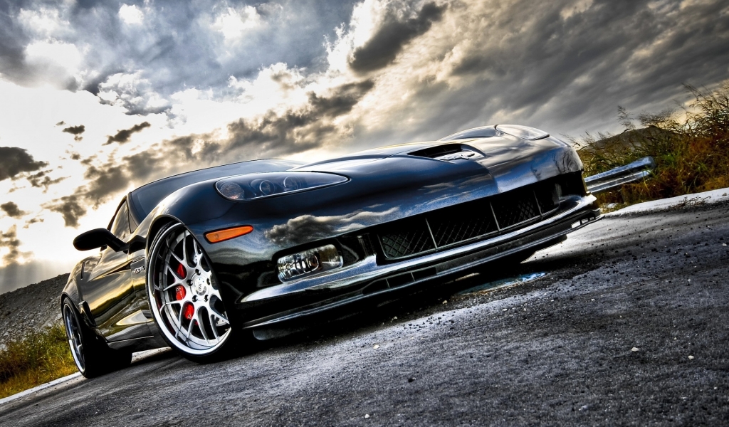 Corvette Super Sport Front Angle for 1024 x 600 widescreen resolution