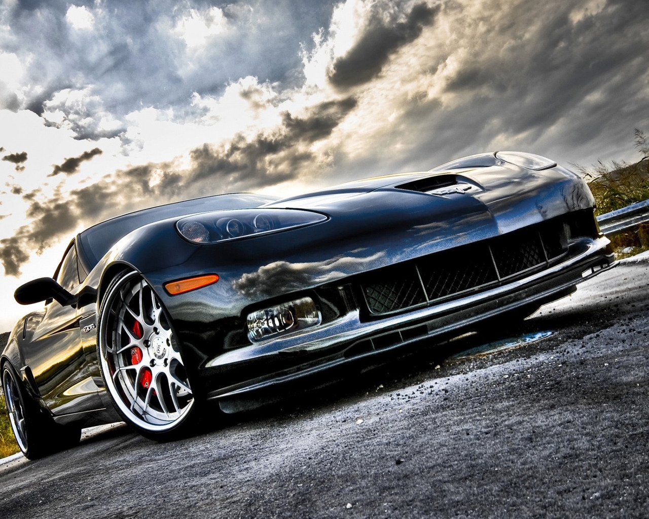 Corvette Super Sport Front Angle for 1280 x 1024 resolution