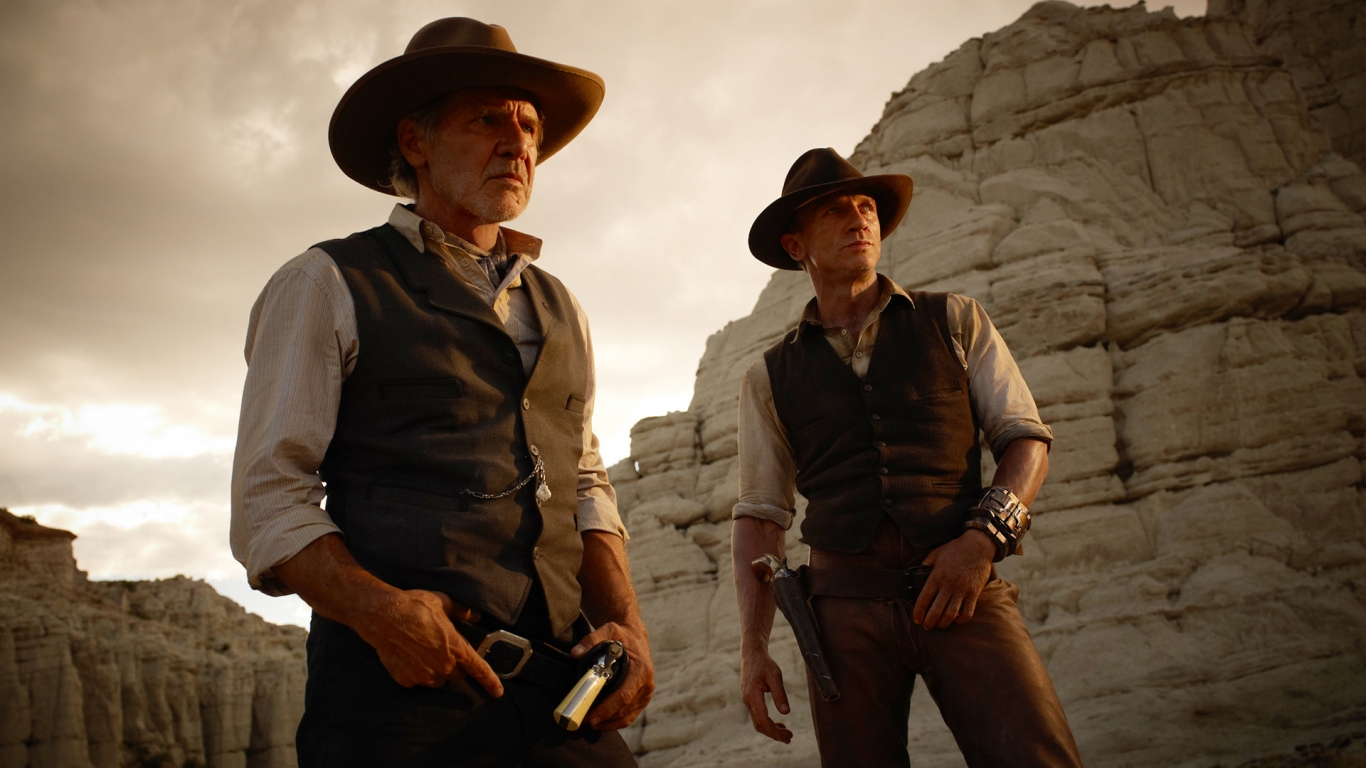 Cowboys & Aliens for 1366 x 768 HDTV resolution